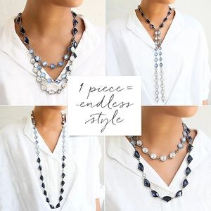 Chloe + Isabel long Rue Royale necklace